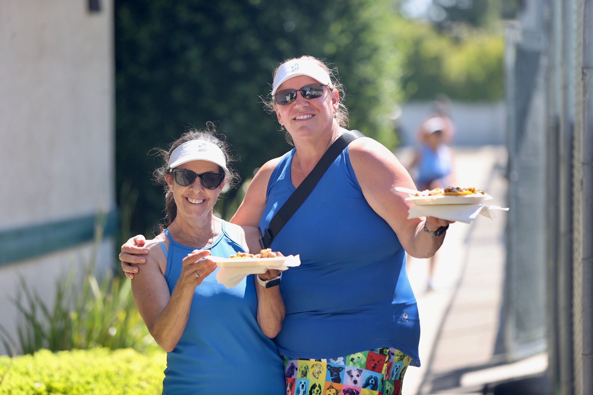 Catered food and drinks at the tournament